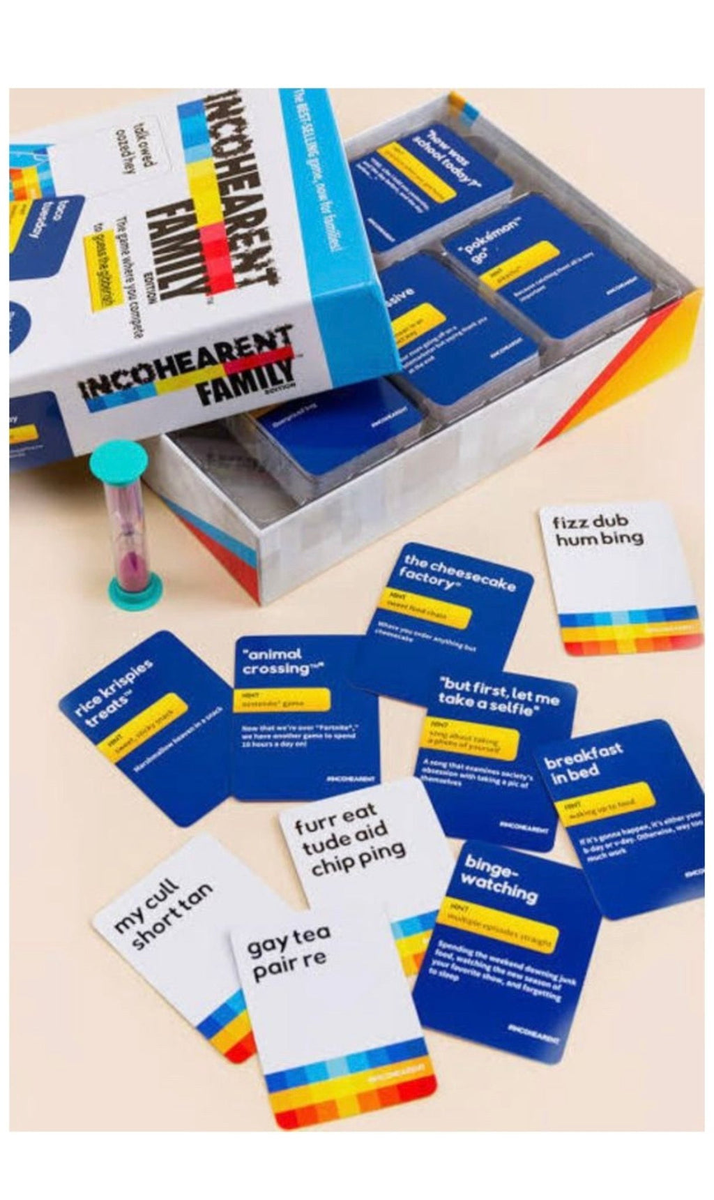 Incoherent Family Card Game – Fast-Paced Family Party Game for All Ages