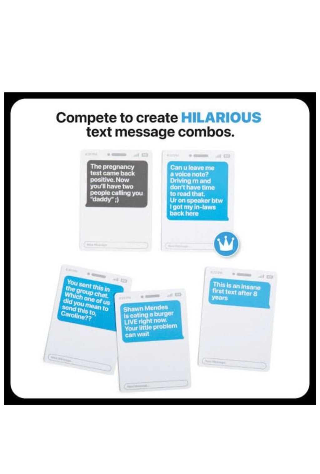 New Phone, Who Dis? Card Game - What do you meme?