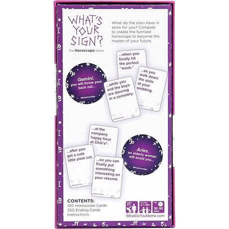 What's Your Sign? The Horoscope Game - A Card Game for Friends and Family