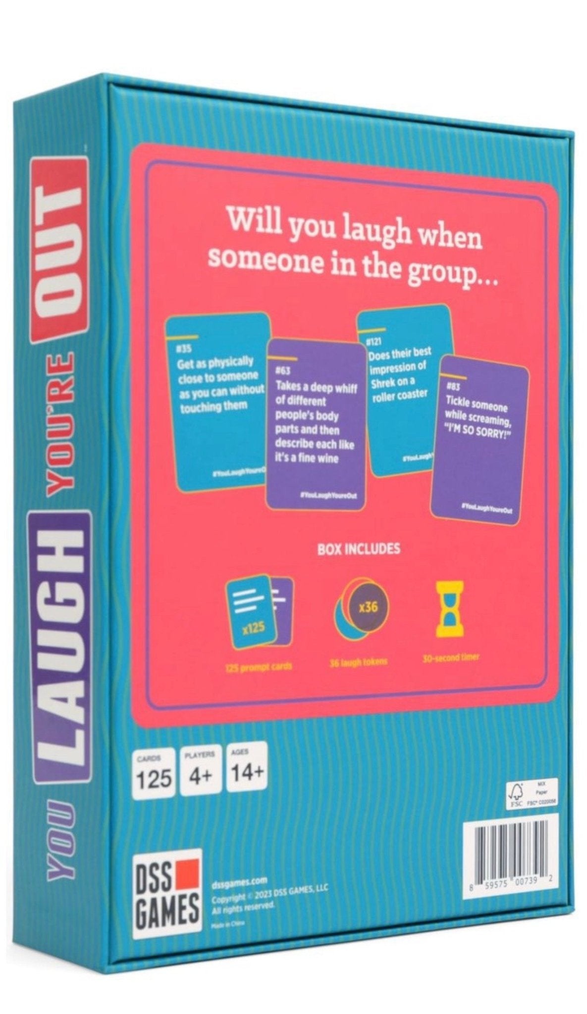 You Laugh You’re Out – Hilarious Family & Party Card Game